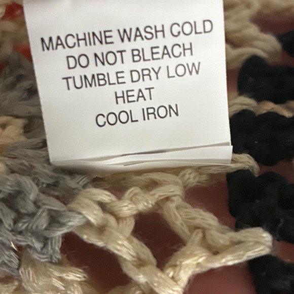 Pacsun LA Hearts Crochet Granny Square Crop Top Multi Color One Siz - Picture 8 of 11